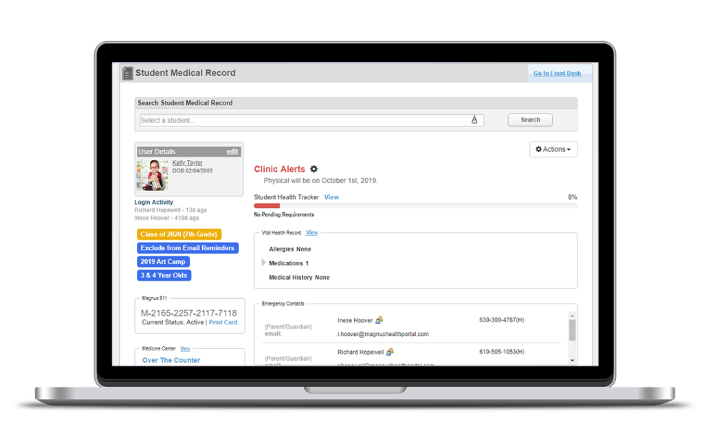 screenshot of Magnus Health